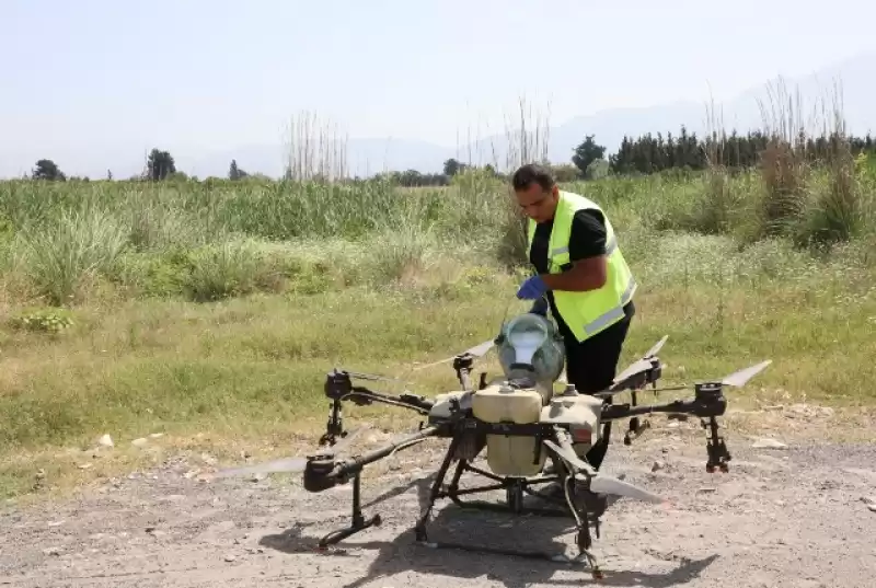 HBB DRONE İLAÇLAMALARINA BAŞLADI