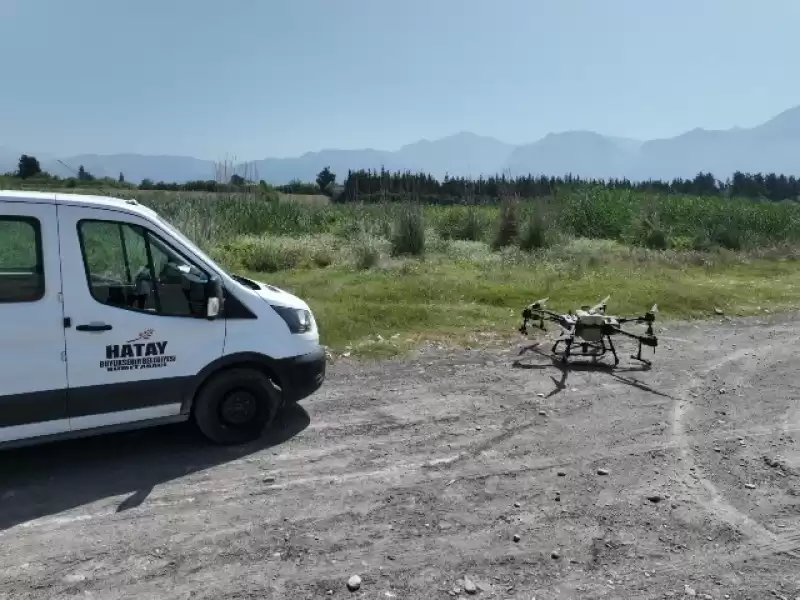 HBB DRONE İLAÇLAMALARINA BAŞLADI