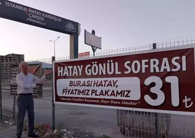 Hatay Gönül Sofrası, Her Gün 100 Kişiye Askıda Yemek İkramı Kampanyası Başlattı