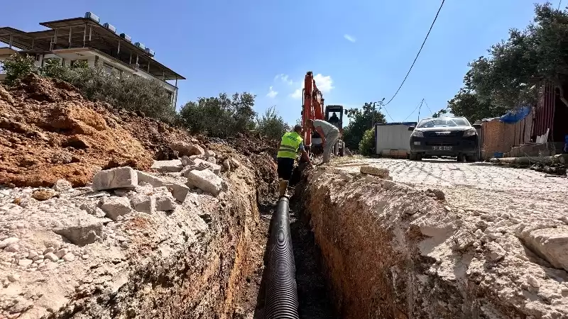 HATSU’DAN AŞAĞI HARBİYE MAHALLESİ’NE YENİ ATIK SU HATTI