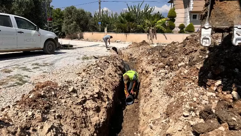 HATSU’DAN AŞAĞI HARBİYE MAHALLESİ’NE YENİ ATIK SU HATTI