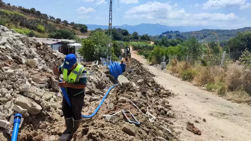 HATSU DEFNE'DE ALTYAPI ÇALIŞMALARINI SÜRDÜRÜYOR