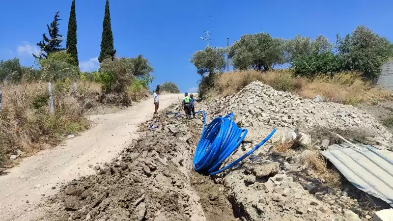 HATSU DEFNE'DE ALTYAPI ÇALIŞMALARINI SÜRDÜRÜYOR