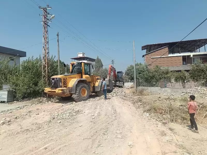 Başkan Yapar Kuzeytepe Mahallesi’nde çalışmaları Yerinde Inceledi