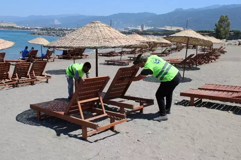 HATAY’A KAZANDIRILAN 6 YENİ PLAJDA ÇALIŞMALAR SONA YAKLAŞIYOR