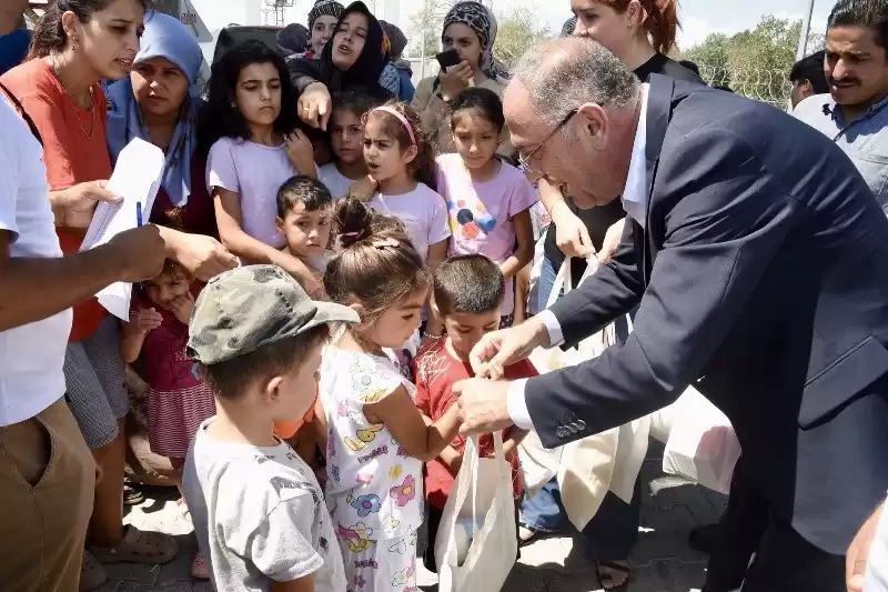 Başkan Yapar Maşuklu Mahallesi Savunma Sanayi Konteyner Kenti Ziyaret Etti