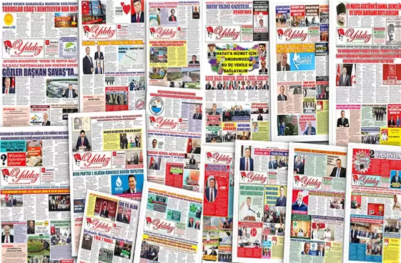 HATAY YILDIZ GAZETESİ 5 YAŞINDA…