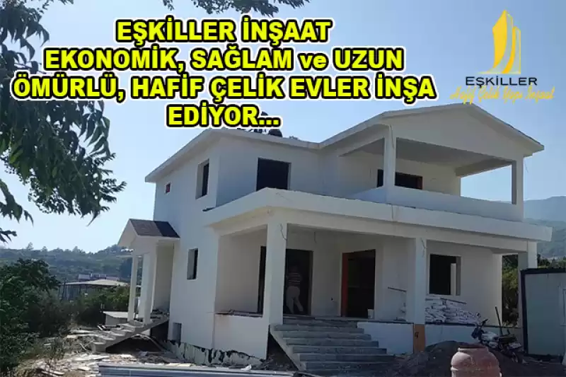 İNŞAT SEKTÖRÜNDE HAFİF ÇELİK YAPI DEVRİ…