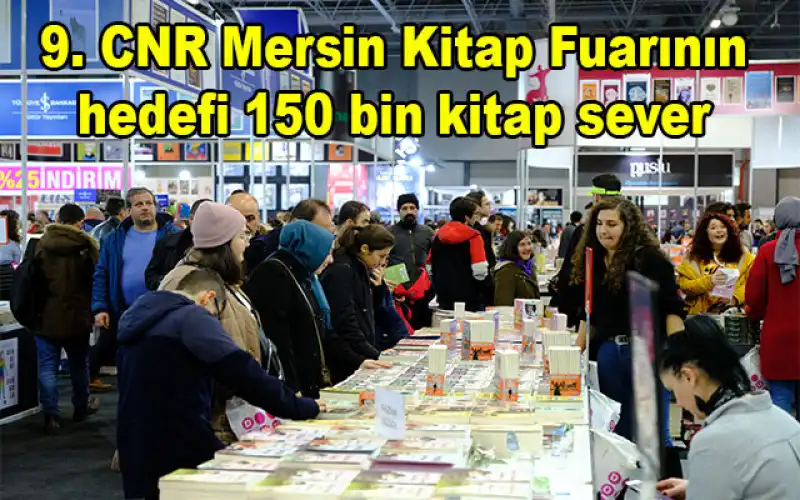 CNR Mersin Kitap Fuarı 12-20 Ekim Tarihlerinde Düzenlenecek