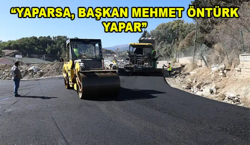 HATAY BÜYÜKŞEHİR’DE ASFALT SEFERBERLİĞİ SÜRÜYOR