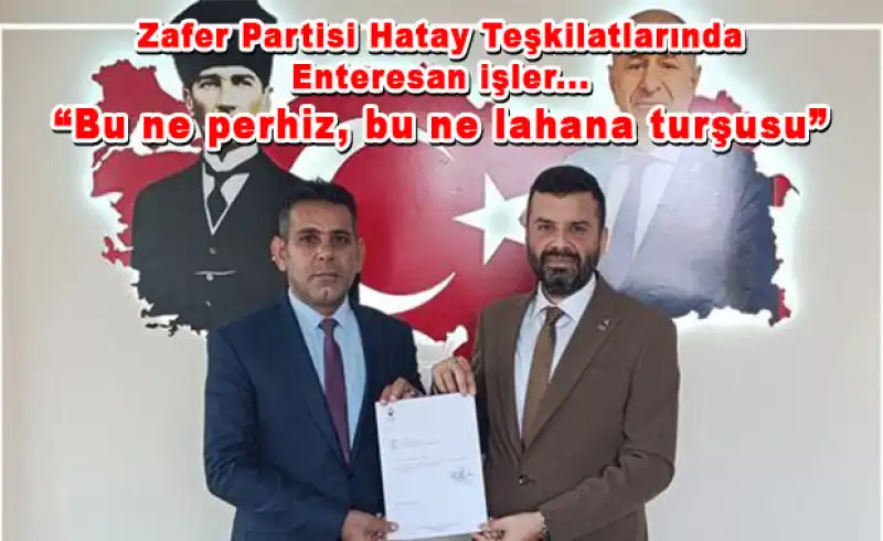 Akkoçak Zafer Partisi Antakya İlçe Başkanı Olarak Atandı…