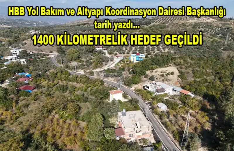 HBB YOL YAPIMINDA HIZ KESMİYOR...