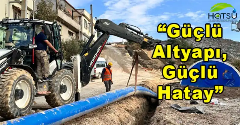 148 BİN 894 METRE YENİ ALTYAPI YAPILDI