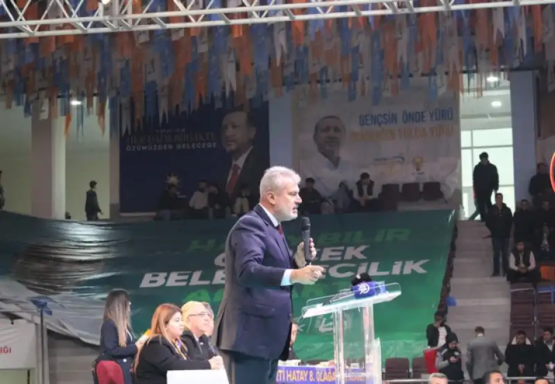 Hatay'da İl Kongresi Coşkusu, Mustafa Erdoğan Güven Tazeledi