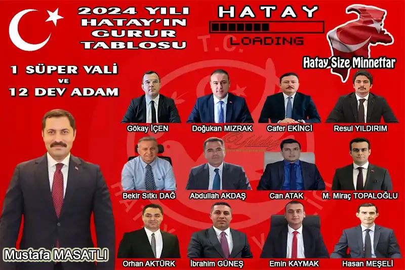 HATAY SİZE MİNNETTAR…